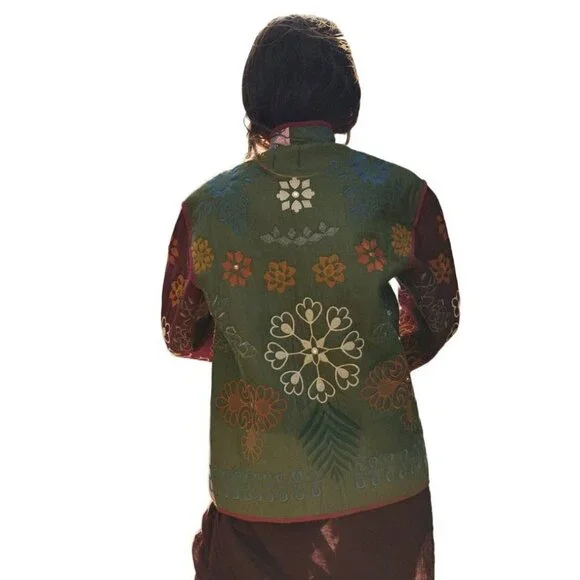 ZARA EMBROIDERED JACKET MULTICOLOURED SIZE XS | 7521/053 - Picture 4 of 4